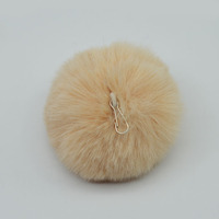 Bola Pom Pom Bulu Imitasi 8cm Dengan Pengait Snap, Bola Bulu Lembut, Gantungan Resleting, Hiasan untuk Pakaian, Tas, Topi, Aksesoris Pakaian, Dekorasi