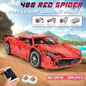 Vente flash : MOULD <span class=keywords><strong>KING</strong></span> 13048 <span class=keywords><strong>Voiture</strong></span> RC motorisée High-Tech Red Spider Super Modèle, blocs de construction, briques, jouets pour enfants - Product Image 6