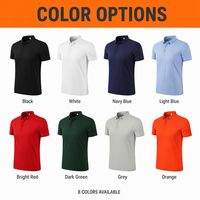 Polo orange personnalisé en gros |   Fibre rafraîchissante 200GSM 50% coton S-4XL 8 couleurs |   Fabrication OEM/ODM directe d'usine, faible MOQ
