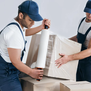 Emballage industriel Emballage <span class=keywords><strong>Protection</strong></span> protectrice Palettes en <span class=keywords><strong>vinyle</strong></span> rétractable transparent Emballage mobile Film de résistance en rouleau de plastique - Product Image 1