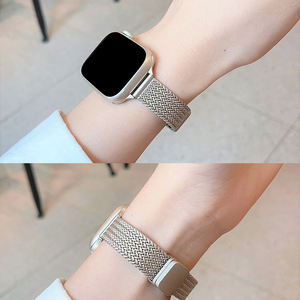 Correa de Reloj Inteligente de Acero Inoxidable para Mujer Upro, con Cierre Magnético de Espiga para Apple Watch Series 9 8 7 41mm 45mm - Product Image 6