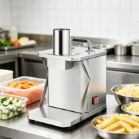 Máquina Cortadora Multifunción, Rebanadora Eléctrica Automática para Patatas, Zanahorias y Verduras, para Cortar en Rodajas, Triturar, Picar y Desmenuzar