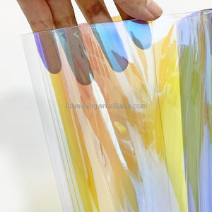 PVC ใส Dichroic <span class=keywords><strong>Iridescent</strong></span> ม้วนฟิล์มสำหรับกระเป๋าเครื่องสำอาง - Product Image 5