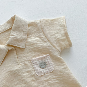Tutina Estiva per Neonato OEM ODM, Abbigliamento Casual in Cotone per Bambini 0-2 Anni, Set Vestiti Estivi per Bambino - Product Image 4