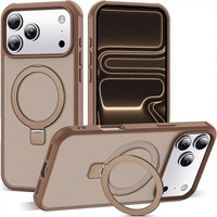 Coque de téléphone magnétique avec anneau support pour iPhone 18 Pro Max, protection de qualité militaire pour les modèles 17, 16, 15 Pro Max, collection 2026