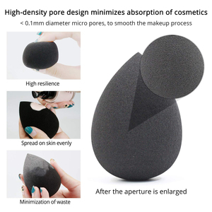 Éponge de Maquillage Professionnelle Double Usage Humide et Sèche pour Fond de Teint, Correcteur et Poudre – Applicateur Cosmétique Complet pour le Visage - Product Image 2