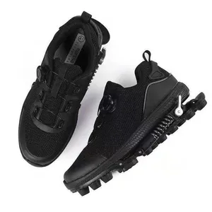 Pacewing รองเท้าวิ่งสีดำแบบกลไกสำหรับทุกเพศ Kangoo รองเท้ากระโดด