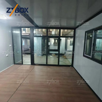 Casa Modular Prefabricada de Lujo ZYBOX de 40 pies, Resistente, con 3 Años de Garantía, Expandible, Tipo Contenedor, para el Mercado de EE. UU., Australia y Canadá