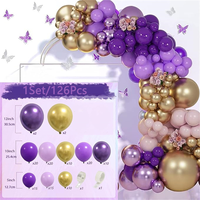 Macaron Latex Arc Ballon Ensemble Toile de Fond Ballon Guirlande Arc Kits pour Anniversaire Mariage Décor Ballon Photo Prop