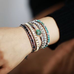 Pulsera de declaración con gema central de amatista y turquesa vintage 2026, chapado en negro, diseño geométrico cristiano, alta calidad, para aniversario - Product Image 5