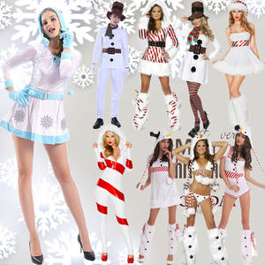 महिला सेक्सी फैंसी हूडेड ड्रेस सांटा क्रिसमस पोशाक - Product Image 4