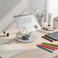 Support de tablette rotatif et réglable JEQANG JP-H636 en alliage d'aluminium pour tablettes et iPad de 7,9 à 13 pouces