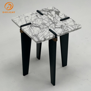 โต๊ะกาแฟ/<span class=keywords><strong>ชา</strong></span>หินอ่อนคาร์ราร่าสี<span class=keywords><strong>ขาว</strong></span>ทองขนาดใหญ่ สไตล์หรูหราทันสมัย สำหรับห้องนั่งเล่น ห้องรับประทานอาหาร ห้องน้ำ วิลล่ากลางแจ้ง - Product Image 2