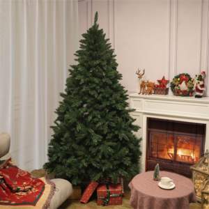 Arbre de Noël classique de 6FT 180cm PVC ignifuge respectueux de l'environnement artificiel 1204 conseils de branche pour les décorations - Product Image 3