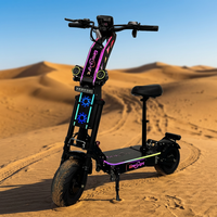 Nouveau G14 72V 12000W Swift Trottinette Électrique avec APP NFC, Roue Large de 13 Pouces, Autonomie 110-120km (75 Miles), Vitesse Durable