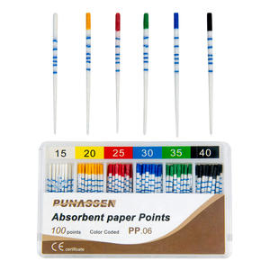 Papier absorbant dentaire Gutta Percha Point papier conique 02 / 04 / 06 avec certificat CE - Product Image 6