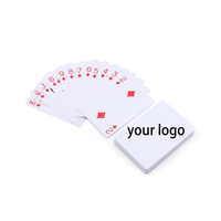 Jeux de fête de famille de poker publicitaire conception personnalisée baloot Gold Foil Cards Deck Impression de cartes à jouer saoudiennes en plastique