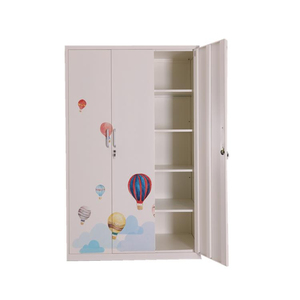 Garde-Robe en Acier Imprimé de Haute Qualité pour Enfants au Design Moderne, Personnalisable pour le Rangement des Vêtements dans la Chambre d'Enfant, Sensation Chaleureuse - Product Image 4