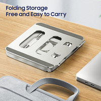 Nouveau Style Ergonomique Réglable Portable Pliable Invisible En Aluminium Ordinateur Portable Support pour MacBook Tablette
