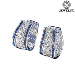 Best Price Natural VVS Diamond <b>Stud</b> Earrings 925 Sterling <b>Silver</b> Rhodium Plated IGI Certified Trendy Wedding Gift From Gujarat - Product Image 2