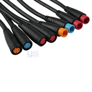 Connecteur universel M8 étanche IP68, câble PVC blindé à 8 broches codé, faisceau de câblage pour capteur de verrouillage intelligent de vélo électrique et moto - Product Image 6