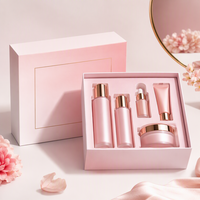 Boîte rigide à deux pièces avec couvercle et base, logo personnalisé, avec insert intérieur pour coffret cadeau de parfum, soins de la peau, cosmétiques