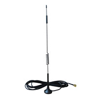 Antenne MIMO omnidirectionnelle longue portée double bande à montage magnétique en boucle pour voiture 5.8/2.4GHz WiFi 5G 4G GSM avec gain de 9dBi