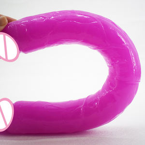 FAAK 43cm lesben sex spielzeug starke <span class=keywords><strong>dildo</strong></span> Schlange form künstliche penis kunststoff doppel <span class=keywords><strong>dildo</strong></span> für weibliche - Product Image 3