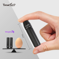 Para Tank007 UV330 Mini LED EDC Torchlight Aleación de aluminio 365nm UV Linterna USB Detección fluorescente ultravioleta Venta de fábrica