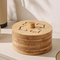 Tapis et sous-plats de cuisine en bambou personnalisés, antidérapants et anti-brûlure, avec isolation thermique pour casseroles et tables
