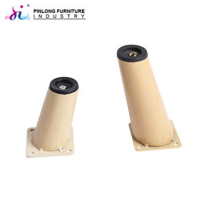 비스듬한 가정 호두 색깔 현대 금속 철 가구 다리 + 거친 철 가구 다리 - Product Image 2