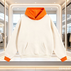 Sudadera con Capucha para Hombre, Tejido de Felpa Francesa 100% Poliéster, Talla Grande, Cálida para Invierno, Manga Larga, 160g, Casual, con Estampado Frontal, 2026 - Product Image 5
