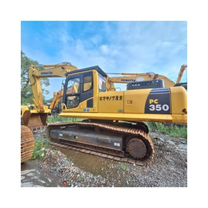 Excavadora hidráulica de cadenas Komatsu PC350 usada de 35 toneladas, motor en buen estado, a bajo precio en oferta. - Product Image 1