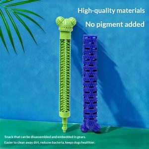 Juguete Masticable de Goma con Forma de Hueso para Perros, Cepillo de Dientes Duradero, Libre de BPA, de Goma Resistente para Limpieza Dental con Ranuras Integradas, Empaquetado en Bolsas - Product Image 4