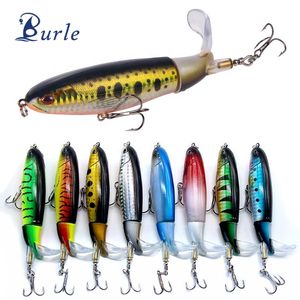 Señuelo Duro de Alta Calidad Tipo Lápiz Flotante con Hélice para Pesca en Agua Dulce y Salada 10 cm 14 cm Cebo para Peces <span class=keywords><strong>Whopper</strong></span> <span class=keywords><strong>Plopper</strong></span> - Product Image 1