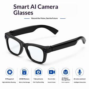 Nuevas gafas inteligentes con IA, almacenamiento integrado, foto, video, reconocimiento de objetos por IA, traducción instantánea multilingüe - Product Image 3