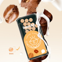 Bonbons effervescents saveur café pour une haleine fraîche, paquet portable, vente en gros OEM
