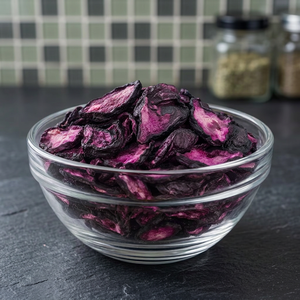Tranches de Jamun Noir Lyophilisé Premium, Légères et Croustillantes, Sans Sucre, Sans Conservateurs, Fruit Véritable, Prêtes à Manger, Snack en Gros, Fourniture en Vrac - Product Image 4