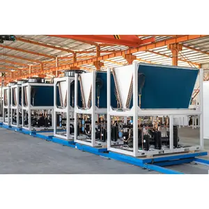 Unità di trattamento aria Ahu con sezione Spray dedicata per l'impianto di riciclaggio di plastica Ahu
