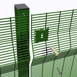 Grilles de clôture en treillis métallique double barre de haute qualité 868 656, treillis à double fil traité thermiquement, type bois - Product Image 4