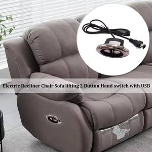 مفتاح يدوي تحكم دائري للتحكم في الأثاث 2 ملحقات أريكة Usb مفتاح أجزاء لأريكة كرسي كهربائي أريكة - Product Image 6