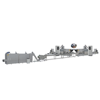 Ligne de production de granulés d'aliments secs pour chiens, machine de fabrication d'aliments pour animaux de compagnie, chiots, chats, poissons, extrudeuse d'aliments humides flottants pour oiseaux et poissons
