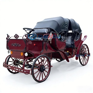 Wedding Electric Horseless Carriage/Christmas Romantic Sightseeing Horse Carriage/electric Sightseeing Horse Buggy - Product Image 1