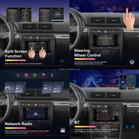 Hikity Pour AudiA4 B6 S4 RS4 Seat Exeo 7 "Android Autoradio Stéréo 2 + 64G Sans Fil Carplay/Android Auto/WiFi/GPS Autoradio OEM