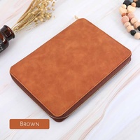 Cahier classique Journal taille A5 B5 noir marron gris cahier d'affaires à spirale avec poches