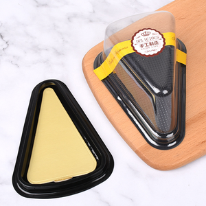 Cấp thực phẩm dùng một lần rõ ràng minh bạch nhựa tam giác bánh Đóng gói hộp cho Slice Thụy Sĩ bánh - Product Image 6