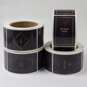 Manufacturer Custom Adhesive Logo Design Pvc Paper PET <strong>Roll</strong> Printing Sticker <strong>Label</strong> - Product Image 4