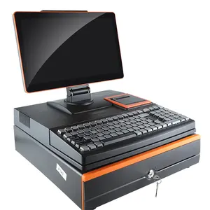 OEM Pos Manufacturer 15.6 Inch Dual Screen Touch Pos System 15.6" All In One Smart Pos Terminal