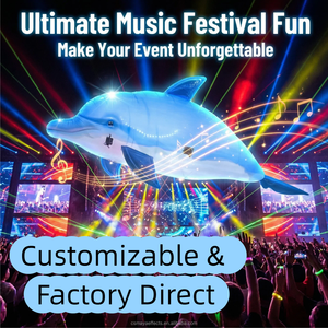 Vente flash : drone gonflable volant en forme de dauphin, spectacle publicitaire, animaux marins volants, dauphin gonflable avec té<span class=keywords><strong>l</strong></span>écommande - Product Image 4