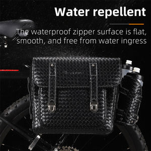 Sacoche de vélo WEST BIKING 20L grande capacité, double compartiment zippé, facile à installer, étanche, pour voyage - Product Image 6